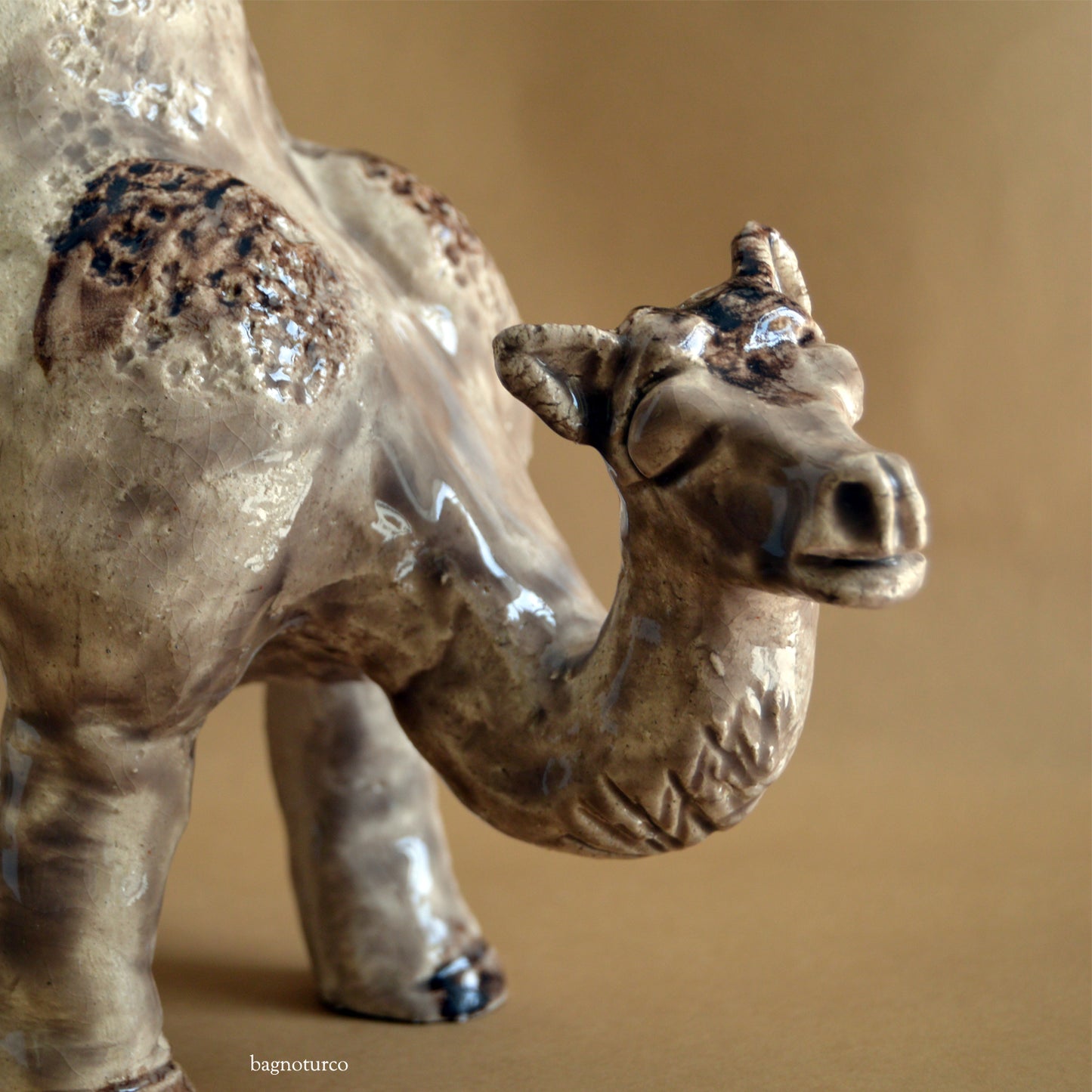 Dromedary ceramic sculpture