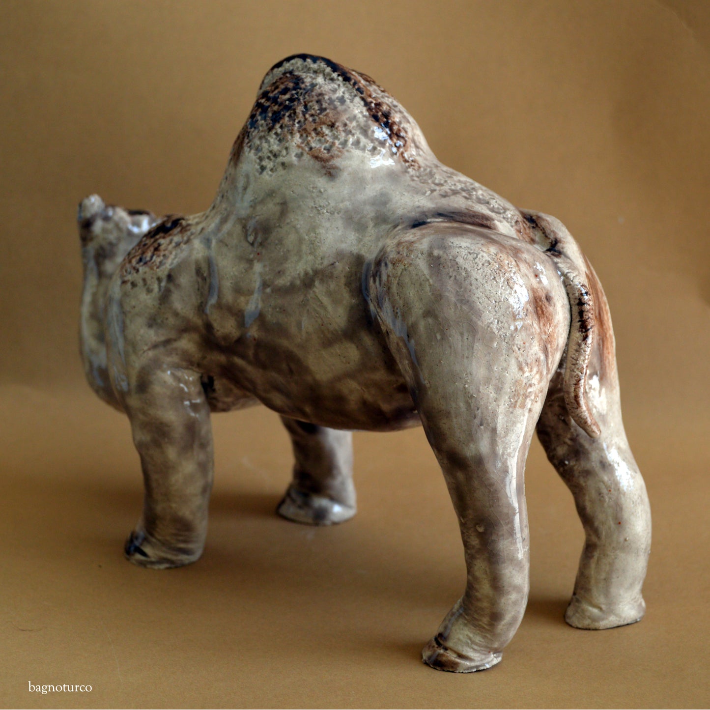 Dromedary ceramic sculpture
