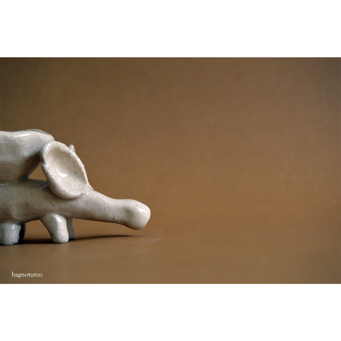Ceramic sculpture in the shape of a tapir